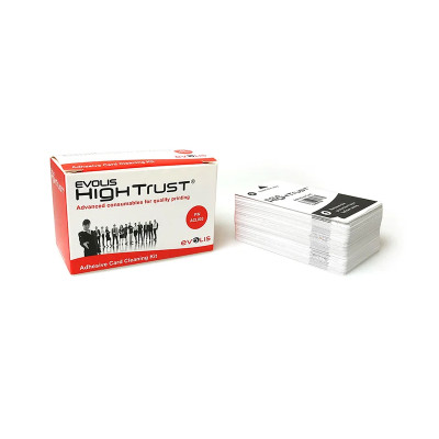 Evolis ACL003 Набор для чистки с клейкими картами (для чистящих роликов) 50 карт для Evolis/Primacy