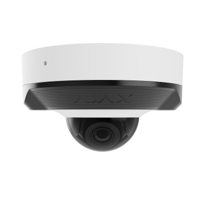 Ajax DomeCam Mini белый IP-камера проводная (8Мр/ 2,8mm)
