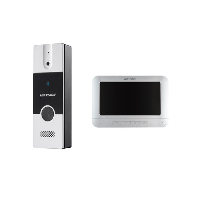 Hikvision DS-KIS204T Комплект DS-KB2411-IM (вызывная панель) + DS-KH2220-S (монитор 7“)