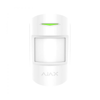 Ajax MotionProtect Plus белый Датчик движения с микроволновым сенсором и с иммунитетом к животным