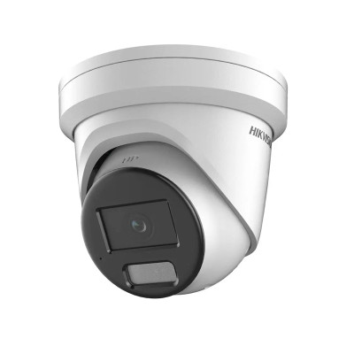 Hikvision DS-2CD2327G2-L(4 mm) ColorVu IP купольная видеокамера, 2МП