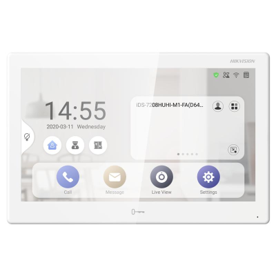 Hikvision DS-KH9510-WTE1 (White)(B) 10.1" Android IP-видеодомофон c Wi-Fi Hikvision DS-KH9510-WTE1 (White)(B) 10.1" Android IP-видеодомофон c Wi-Fi