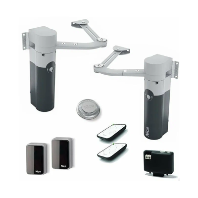 NICE WALKY2024BDKCE Комплект для распашных ворот до 180 кг и 1,8 м. 24В