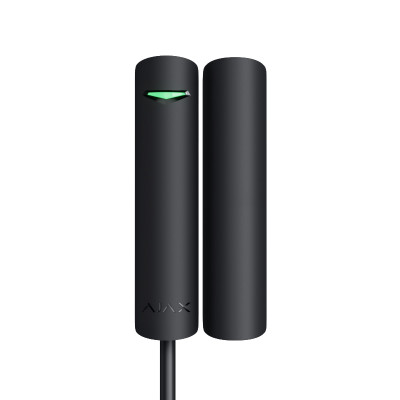 Ajax Fibra GlassProtect черный Проводной датчик разбития стекла