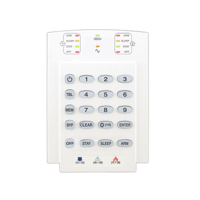 Paradox K10V LED Клавиатура 10 зон, проводная, вертикальная