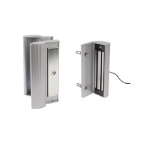 Locinox MAG3000ZILV Накладной электромагнитный замок, с ручками (сила притяжения в 300кг)