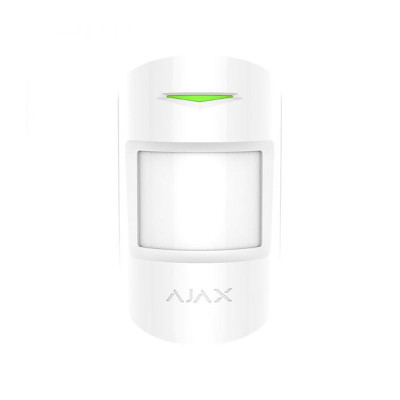 Ajax Fibra CombiProtect белый Комбинированный датчик движения и разбития стекла с иммунитетом к животным