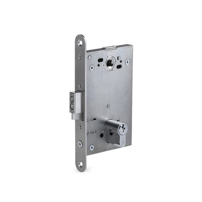 PERCo-LB85.3 Замок электромеханический врезной с контактным устройством, нормально закрытый