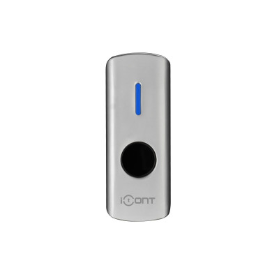 iButton OP02H LED Бесконтактная кнопка выхода из цинкового сплава (накладная, NO/NC/COM)
