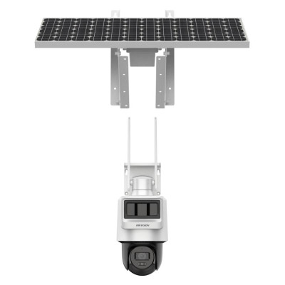 Hikvision DS-2DE2C400IWG-K/4G/C09S20 (2,8 мм) уличная беспроводная 4G IP-видеокамера, 4MP c солнечной панелью АКЦИЯ