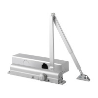 HD-8000 (Silver) Доводчик со складным рычагом (20-180 кг.) морозостойкий