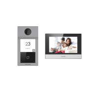 Hikvision DS-KIS604-P Комплект DS-KV8113-WME1 (вызывная панель) + DS-KH6320-WTE1 (монитор 7“)+ 16гб
