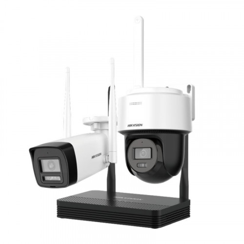 Hikvision NKS424W03H Wi-Fi комплект видеонаблюдения 4MP (1 bullet + 1 PTDome + Видеорегистратор)