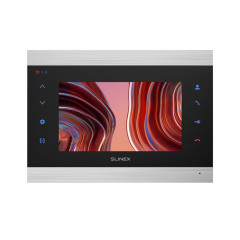 Slinex SL-07N Cloud цвет серебро + чёрный. 7" Домофон с переадресацией вызова на смартфон