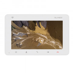Slinex SM-07N Cloud цвет белый. 7" Компактный видеодомофон с функцией переадресации вызова
