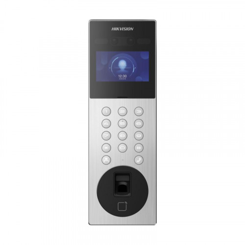 Hikvision DS-KD9203-MFE6 многоабонентская вызывная IP панель с биометрическим считывателем