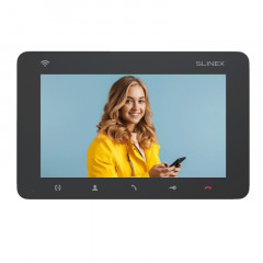 Slinex SM-07N Cloud цвет графит. 7" Компактный видеодомофон с функцией переадресации вызова
