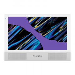 Slinex Sonik-10  цвет белый. 10" AHD Домофон с сенсорным экраном, динамиками и сменными панелями