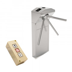 ZKTeco TS1000 Pro Турникет-трипод с автоматической антипаникой + TPB-03 Пульт управления