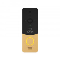 Slinex ML-20CR HD цвет черный + золото. Вызывная панель высокого разрешения 2,0 Мп (AHD) / 960 ТВЛ