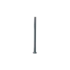 PERCo-BH02 2-14 Односторонняя стойка с отверстием под стопорный механизм поворотной секции.
