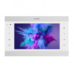 Slinex SL-10N Cloud цвет сереб.+белый. 10" Домофон с сенсорным экраном и переадресацией на смартфон