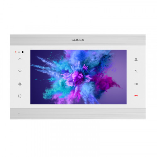 Slinex SL-10N Cloud цвет сереб.+белый. 10 Домофон с сенсорным экраном и переадресацией на смартфон