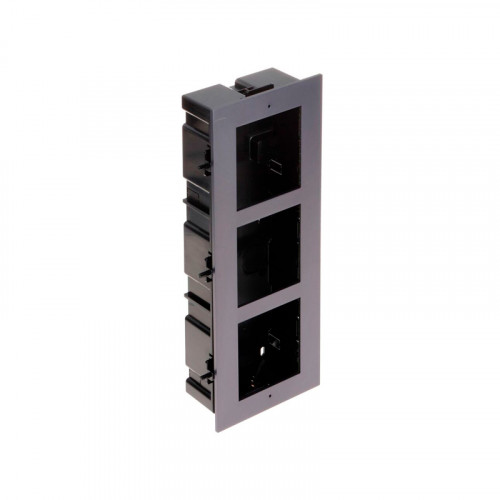 Hikvision DS-KD-ACF3/Plastic  декоративная рамка на 3 модуля