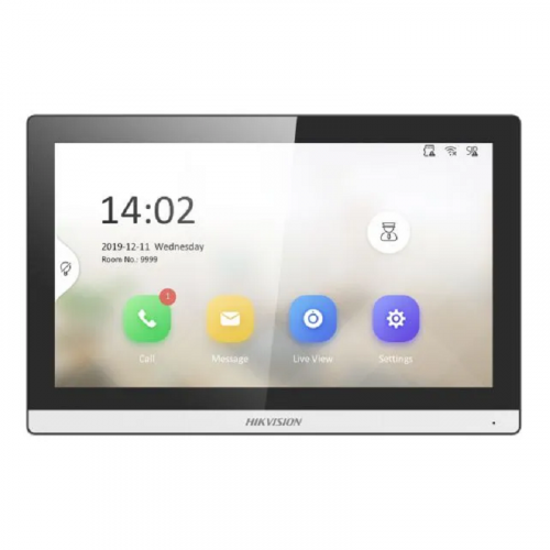 Hikvision DS-KH6350-WTE1 (Black) видеодомофон 7 цветной TFT LCD экран