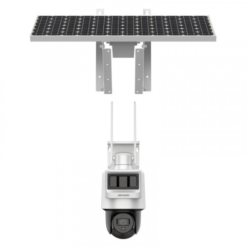 Hikvision DS-2DE2C400IWG-K/4G/C09S20 (2,8 мм) уличная беспроводная 4G IP-видеокамера, 4MP c солнечной панелью АКЦИЯ