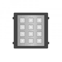 Hikvision DS-KD-KP/S Модуль клавиатуры с подсветкой (нержавеющая сталь)