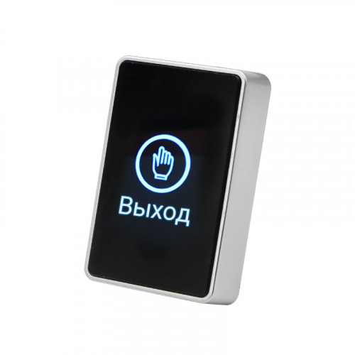 iButton-05 Black Кнопка выхода накладная сенсорная из пластика с индикацией (NO/NC контакты)
