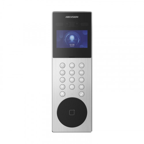 Hikvision DS-KD9203-ME6 многоабонентская вызывная IP панель с биометрическим считывателем