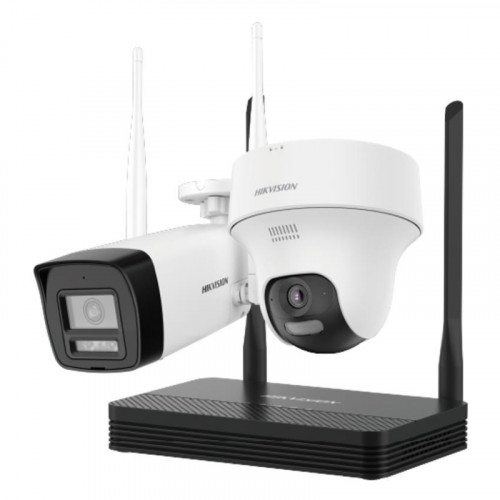 Hikvision NKS424W02H Wi-Fi комплект видеонаблюдения 4MP (1 bullet+1 turret+ Видеорегистратор) АКЦИЯ