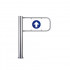 PERCo-AG-650 Створка длиной 650 мм для стойки калитки PERCo-WMD-05S